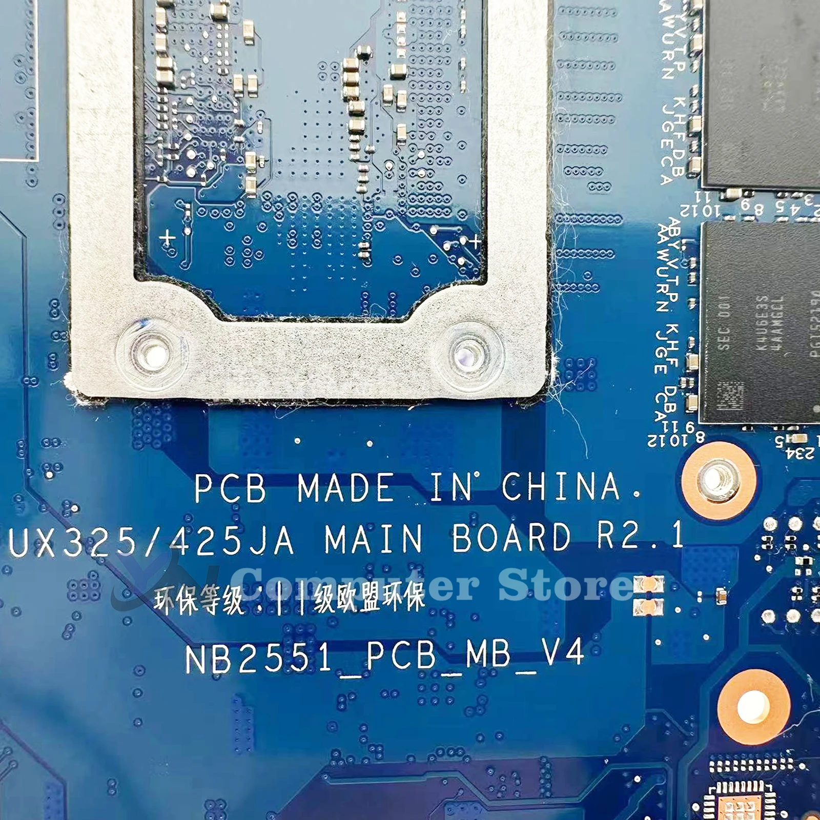 Imagem -06 - Placa-mãe do Portátil para Asus Ux325ja U4700ja Bx425ja Rx425ja Ux325 U3700ja Bx325ja Rx325ja Rx325ja Rx325ja i5 i7 10th Gen