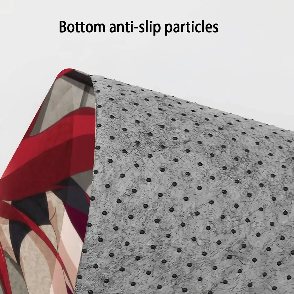 رياس جريموري المدرسة الثانوية Dxd الكلمة حصيرة مطبوعة كبيرة السجاد غرفة وغرفة النوم السجاد الحمام المضادة للانزلاق باب الحصير السجاد الصغير #5