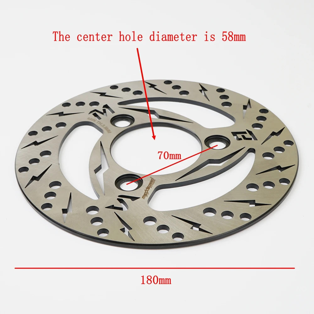 Motorcycle 160mm 180mm Front Rear Brake Disc Rotor For 110cc 125 150 200 250cc Scooter ATV UTV Buggy Go kart Quad Pit Dirt Bike