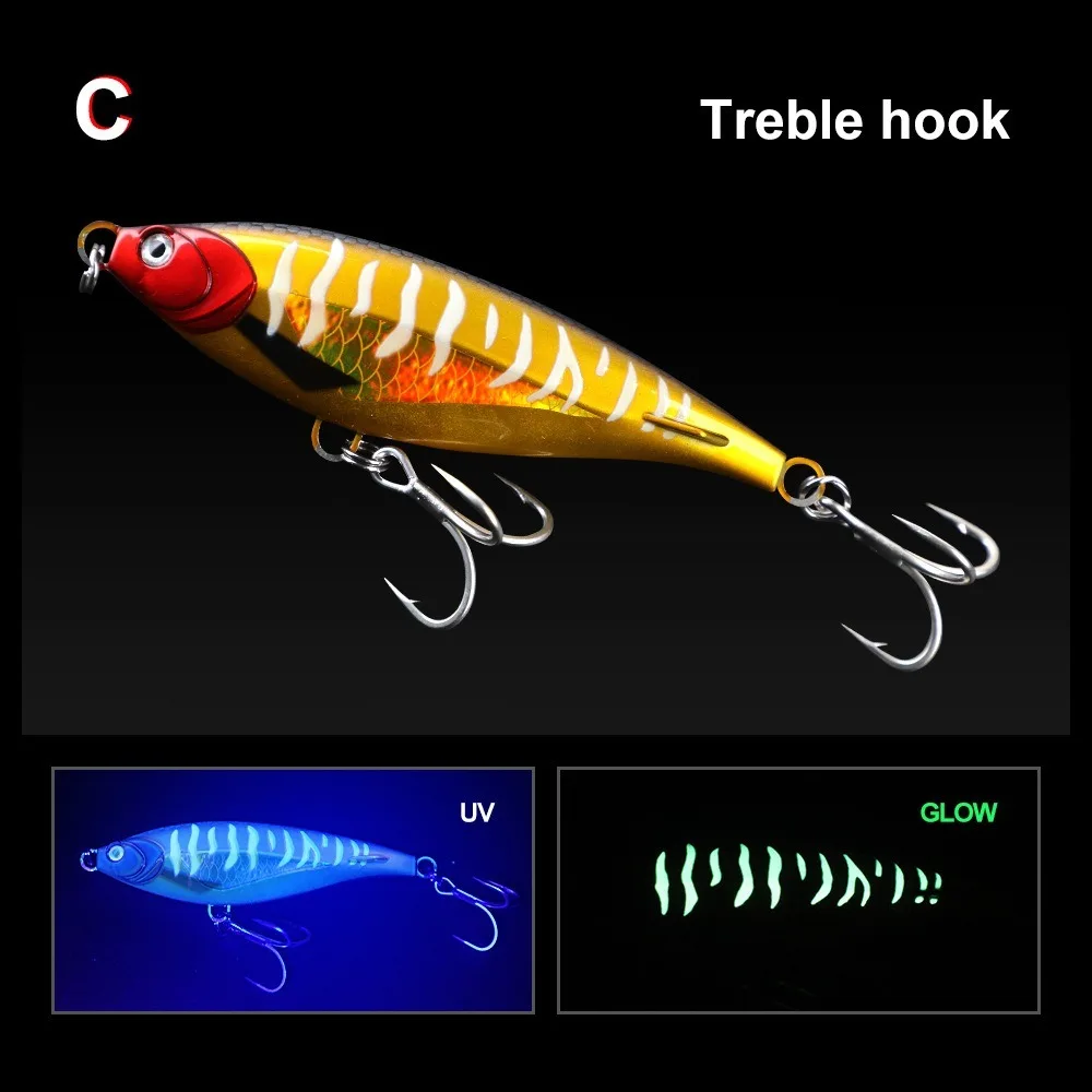 1 Stück Hochleistungs-Sinking-Pencil-Köder 13cm/17cm – Offshore-Hardbait für Thunfisch, Tiefsee-Bootsangelköder – Detail 9