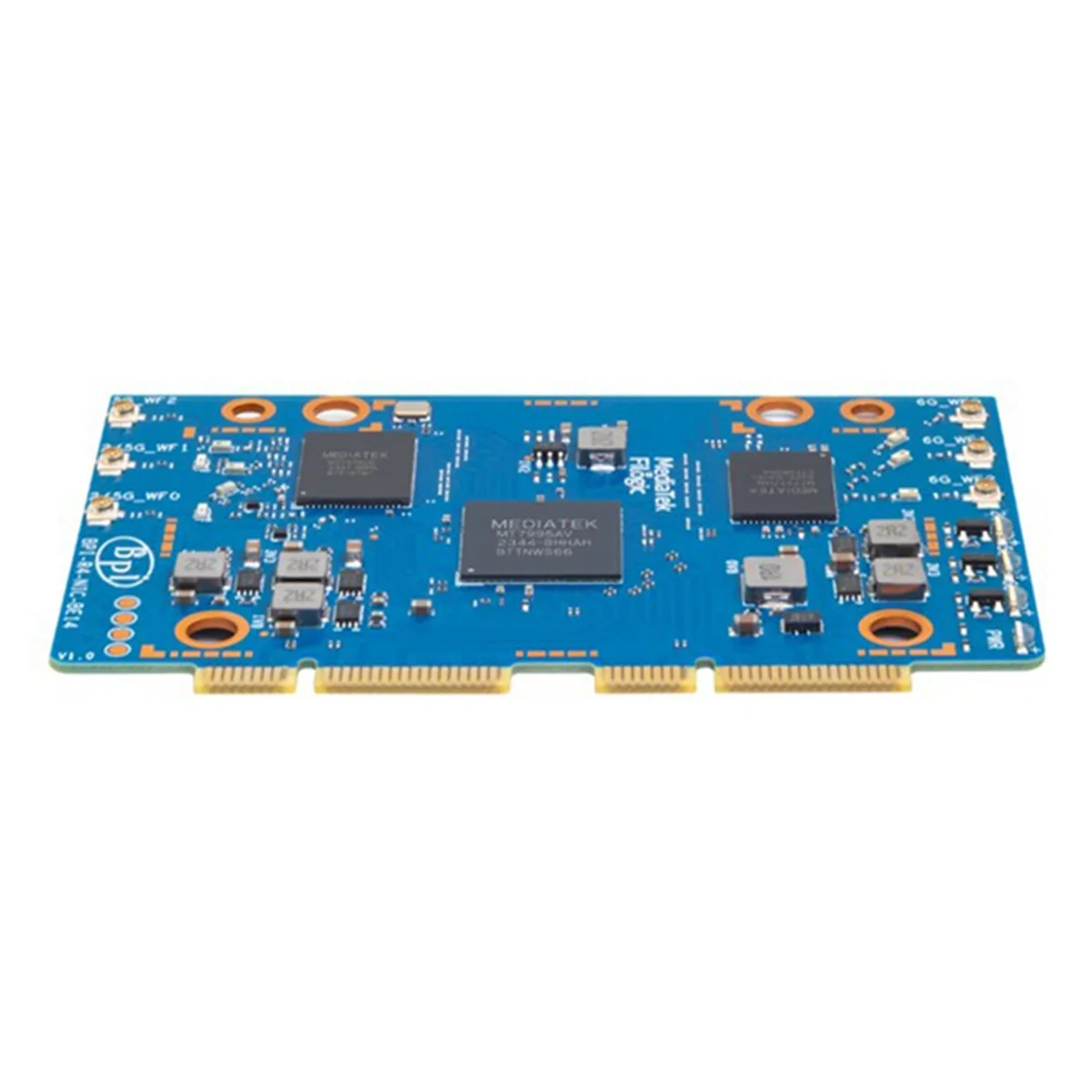 For Banana Pi BPI-R4-NIC-BE14 Wifi7 Module Accessories for BPI-R4 MT7995AV Chipset 2 PCIe 3.0 Interface,6pcs Antenna