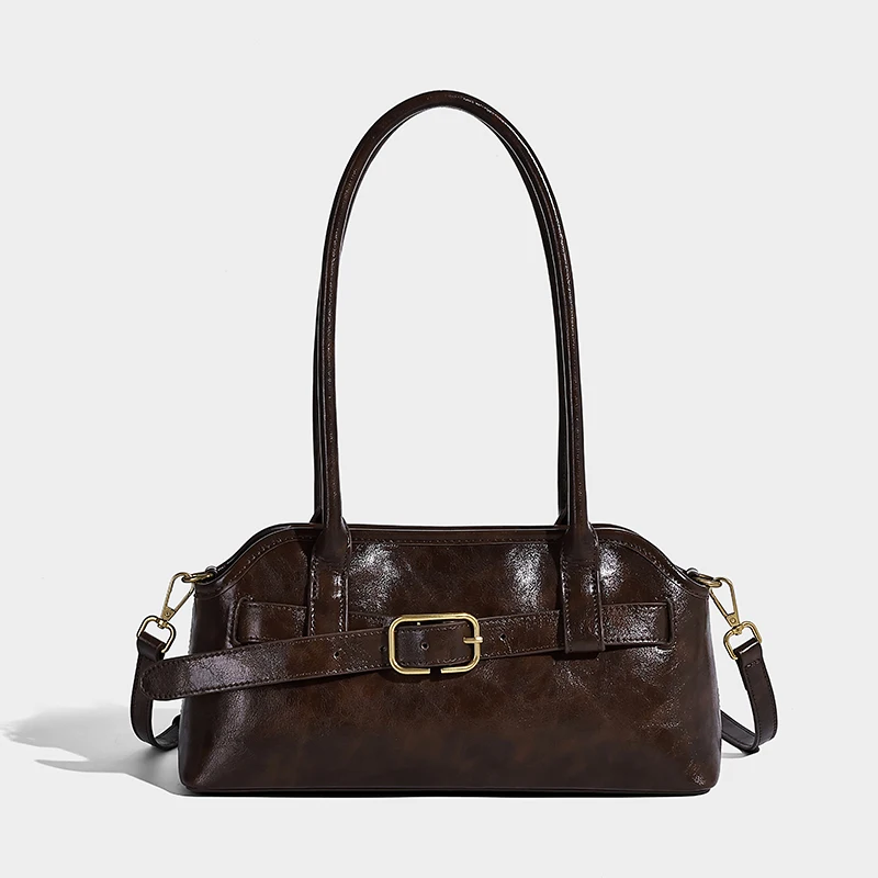 

Autumn and winter new retro matte suede leather leather women's handbags vintage design commuter multifunctional armpit bags