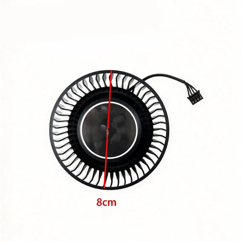 Compatible with Gigabyte RTX3080 3080ti 3090 TURBO GPU Turbo Fan PLB08025B12HH, fan diameter 80MM, mounting hole spacing 37MM