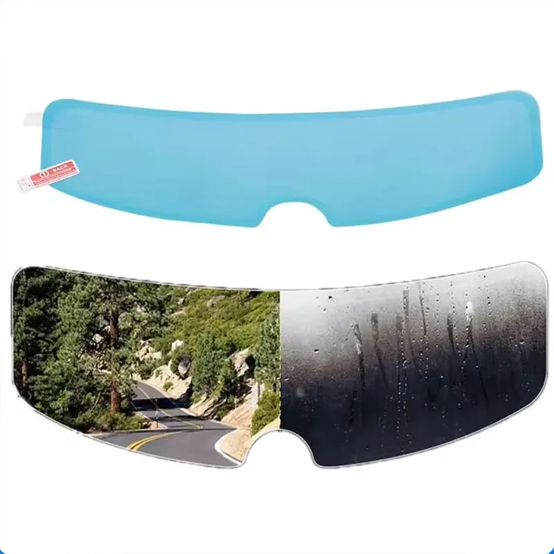 Universal Motorcycle Helmets Anti-fog Patch Visor Lens Helmet Lens Protective Film for Against UV Rain Motorcycle Accessorie Ama