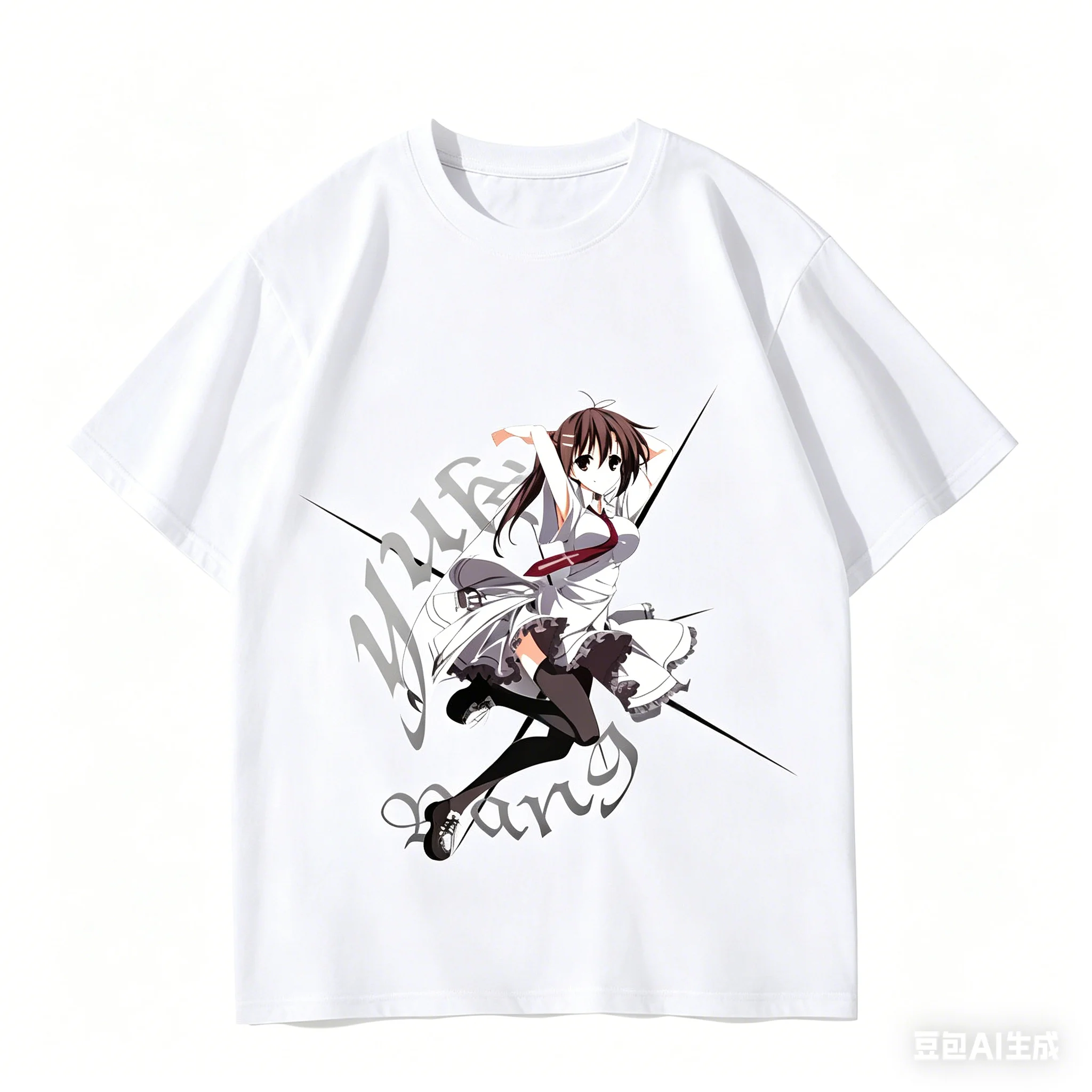 T-shirt en coton « Wonderful Everyday Down the Rabbit-Hole », vêtements originaux, nouveau modèle, T-shirt Anime, vêtements toute l'année, streetwear