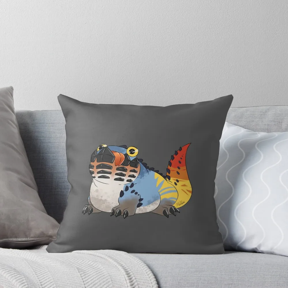 

Monster Hunter World Dodogama Throw Pillow covers for pillows christmas supplies luxury home accessories pillow