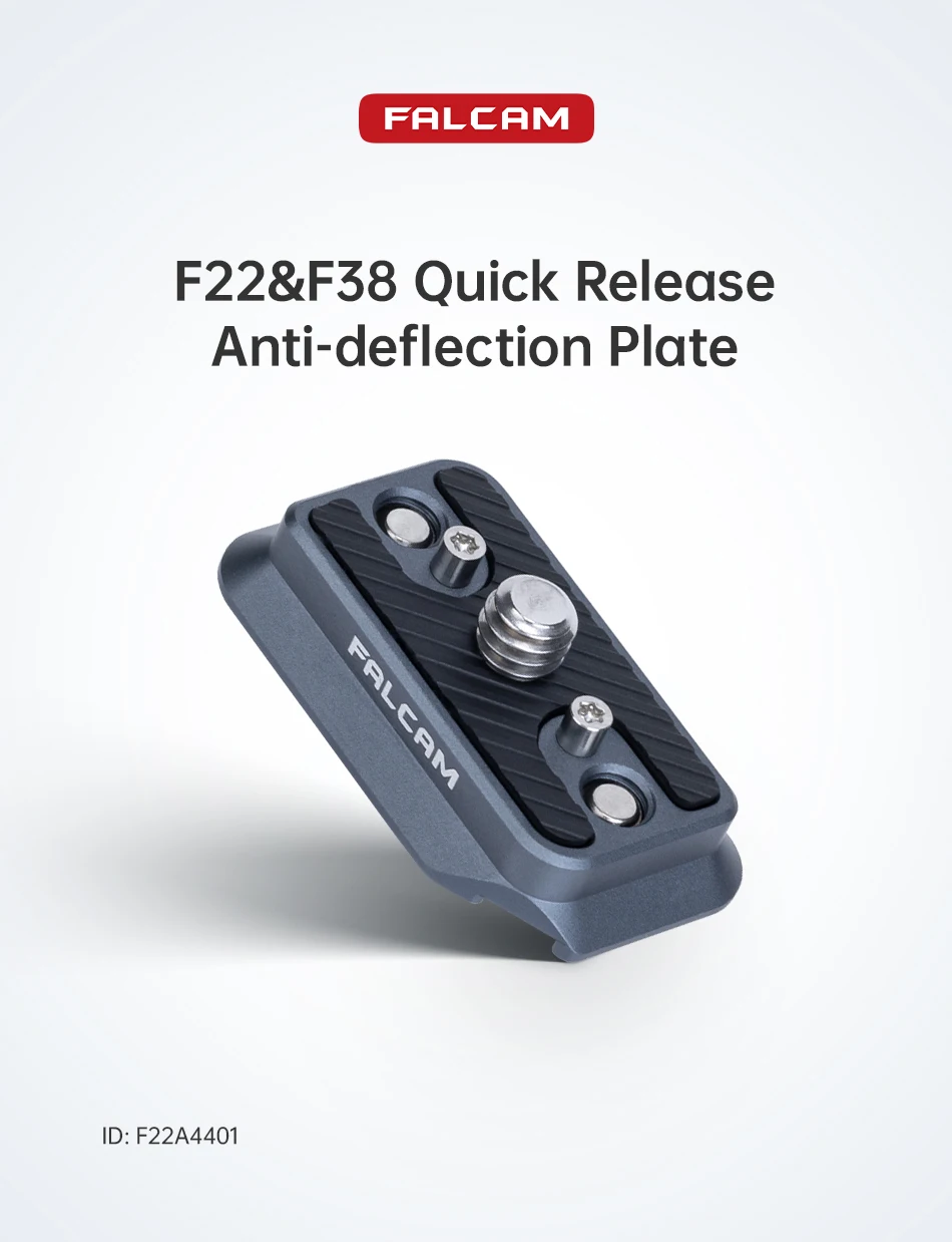 Ulanzi Falcam F22&F38 Quick Release Anti-deflection Plate One Step Install and Remove Quick Release System – Detail 1