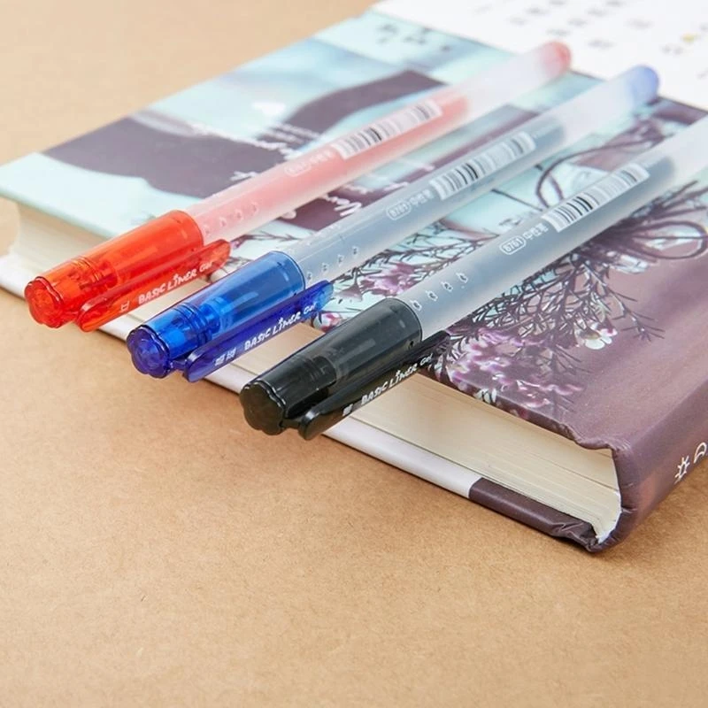 W89C Rollerball Pen Geles líquidos Rectices Pen Pen Líquido Pen con lápiz bolsillo líquida 0.5 mm Gel para