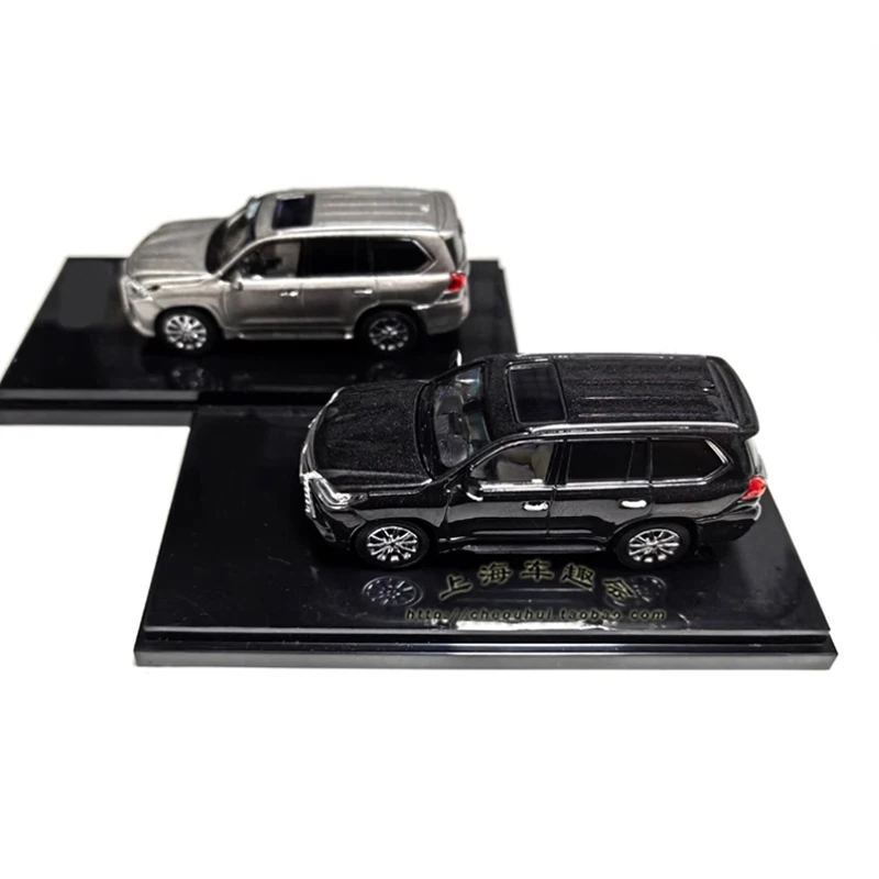 Diecast 1:64 Scale LX570 Alloy SUV Car Model Finished Product Simulation Toy Static Model Collection Gift Display Souvenir