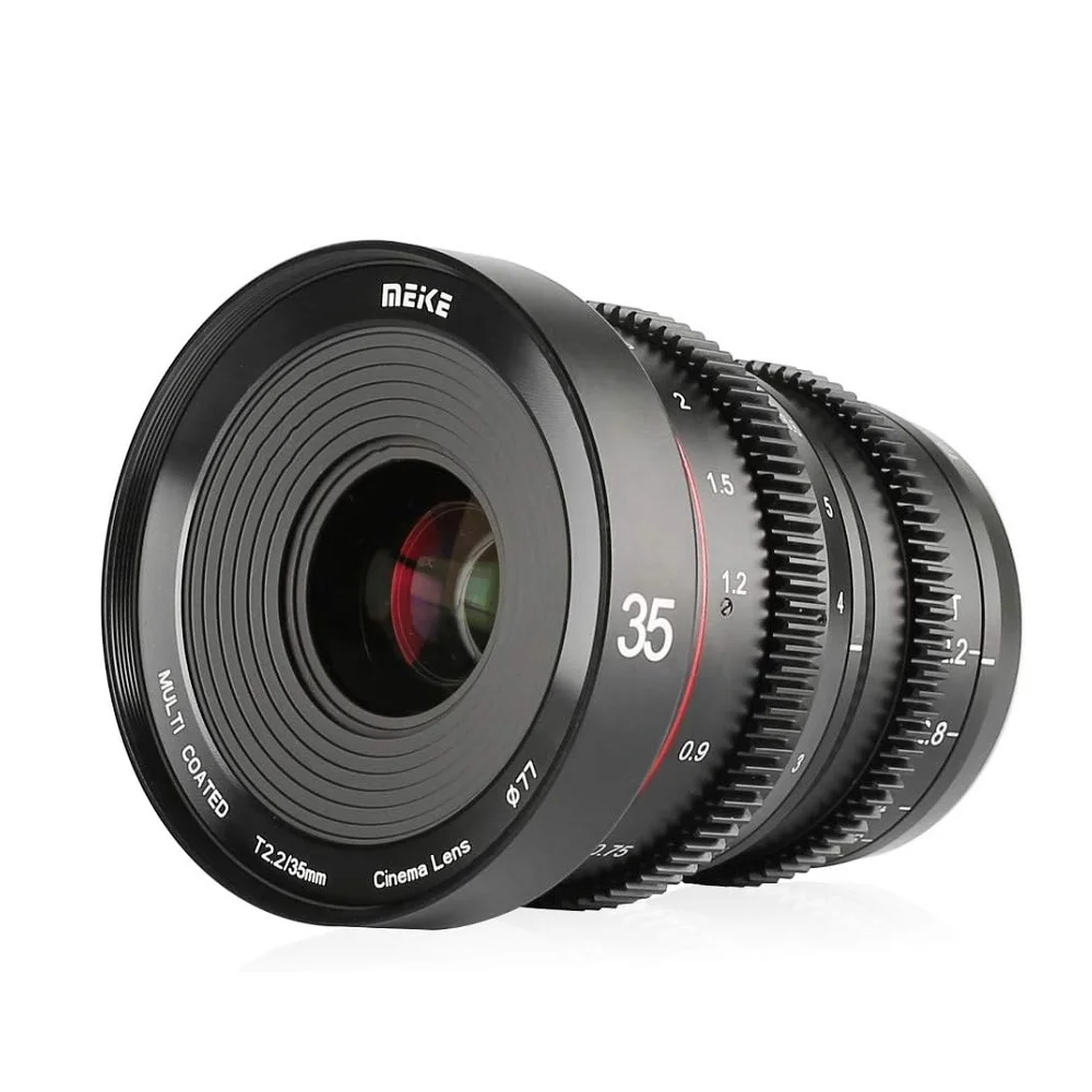 

Meike 35mm T2.2 Cinema Cine Lens for Olympus Panasonic Lumix M4/3 Mount OM-D E-M5 E-M1 EM 10 Mark ii iii GH5 GH6 G85 BMPCC 4K