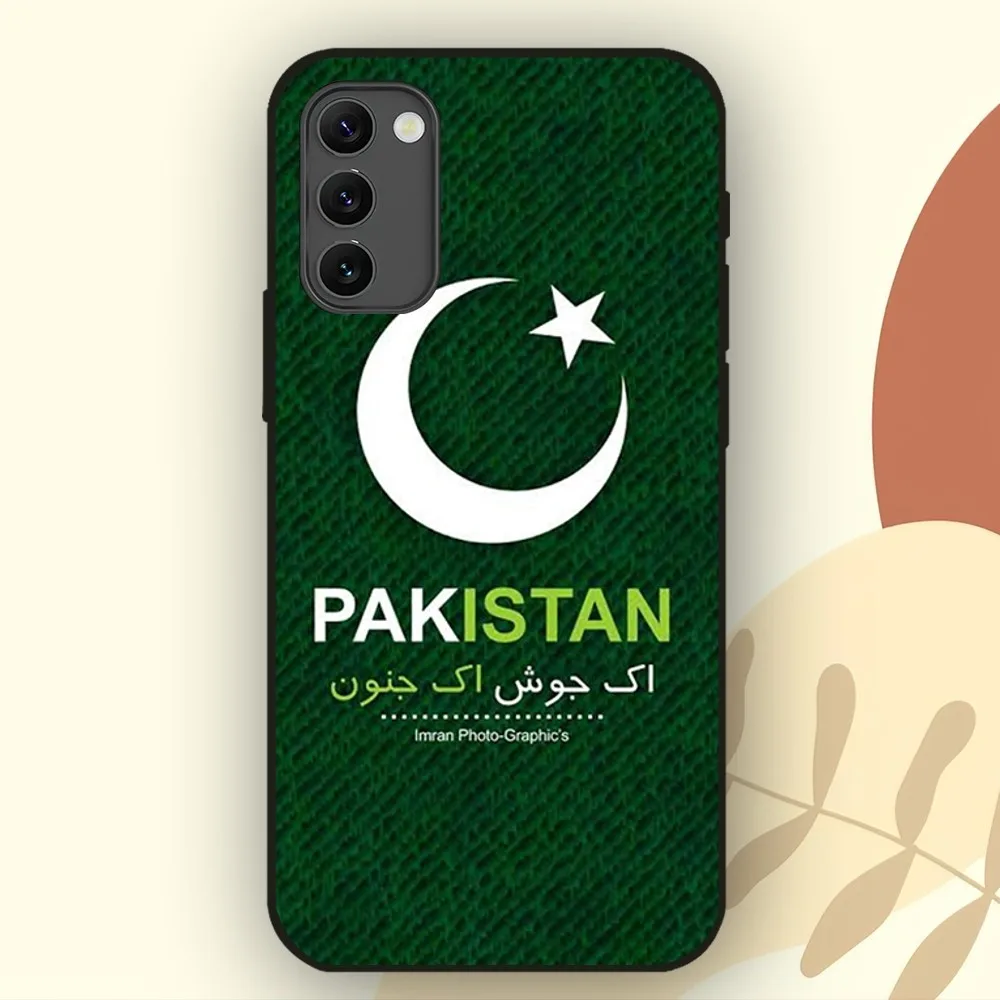 Funda de teléfono con bandera de Pakistán para Samsung Galaxy S22 S23 S24 S30 Note 20 10 Plus Lite FE ULTRA Shell