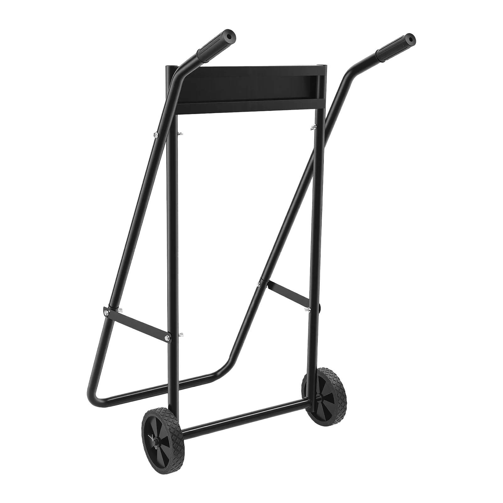 30-PS-Außenbordmotorwagen, faltbarer Bootsmotorständer mit Gummirädern, Hochleistungs-Transportwagen für Transport & Lagerung, Marine-Trolley – Detail 1