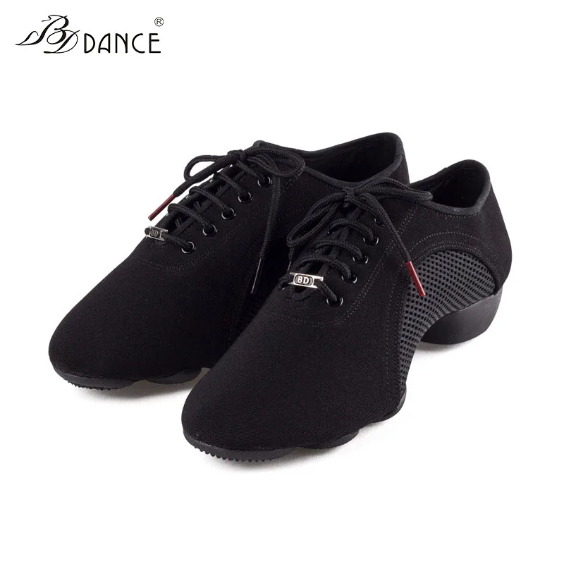 Women Men Latin Training Shoes BDDANCE Shoes JW1 Teaching GENERALIST Shoe Ballroom Dance Three-Section Sole Shoes Standard Dance