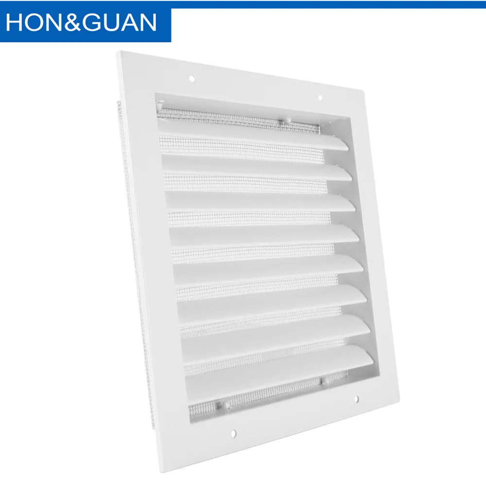 Hon&Guan Ventilation Exhaust Grille Wall Ceiling Air Vent Grill Ducting Cover Outlet for Heating & Cooling Vents Aluminum Alloy