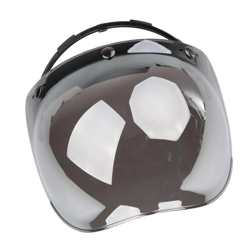 

3-snap Bubble Wind Protection Visor for Motorcycle Helmets Helmet Visors Bubble