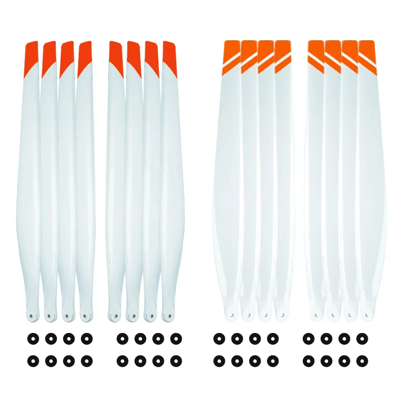 

Copy White Set of 8/16pices agras T20P/T40/T50 Propellers Carbon Fiber Plastic Mix CW CCW Drone Accessories