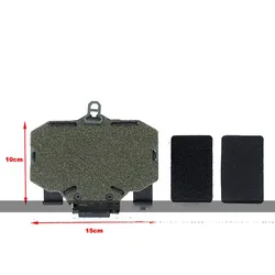 Tactical Plane Installation Board Kydex Navigation Board Mobile Phone Board Chest Navigation Bracket
