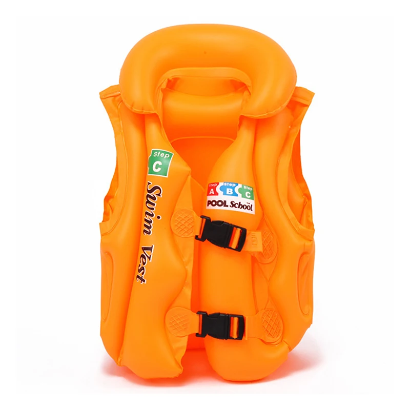 Children Swimming Rings PVC Inflatable Float Seat Swim Aid Safety Float Swim Life Jacket Safety Water Toy Life Jacket Lift Vest