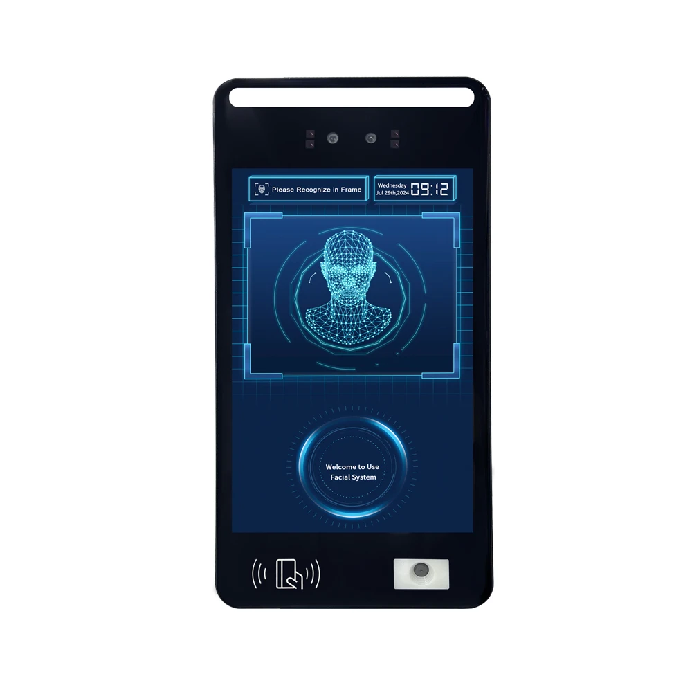 

Smart AI Face Recognition Time Attendance Security Access Control System Biometric Facial Recognition Waterproof People Counting