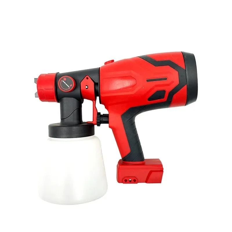 Compatible for Milwaukee 18V Battery Electric Spray Gun 800ML High Power Cordless Paint Sprayer Home DIY Steel Coating Airbrush