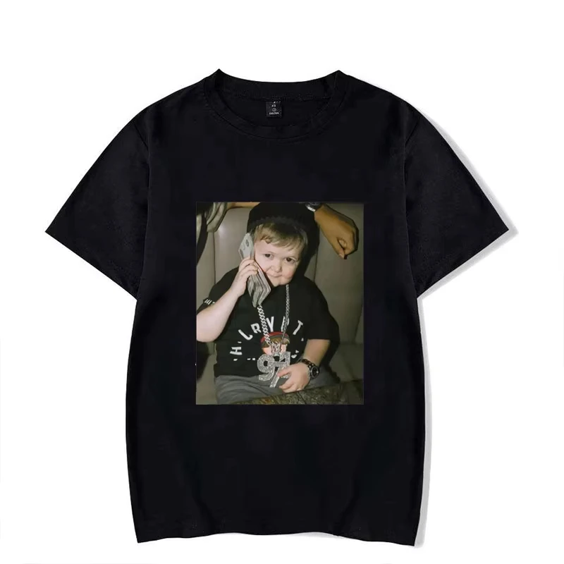 2026 New Hasbulla Fighting T-shirt Mini Khabib Blogger Graphic T-shirts Men Women High Quality Oversized