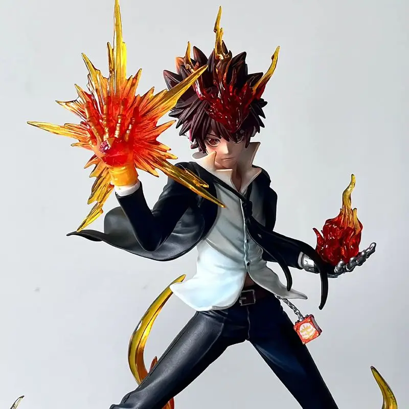 

In Stock Anime Figure Tsuna Sawada Katekyo Hitman Reborn Pvc Collectible Model Desktop Decoration Collection Toy Surprise Gift