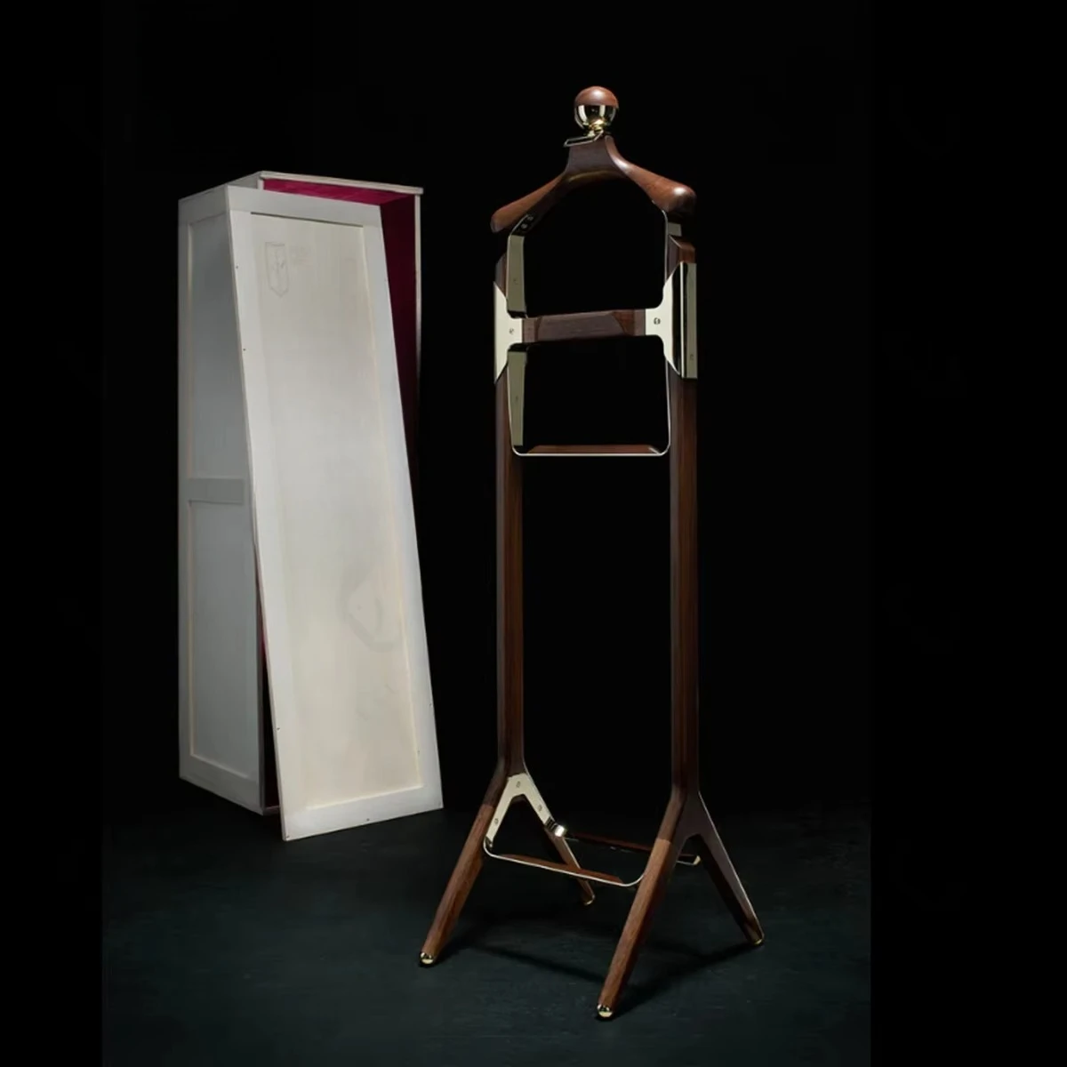 

Clothing custom wooden hanger vintage lightweight luxury wooden coat hanger