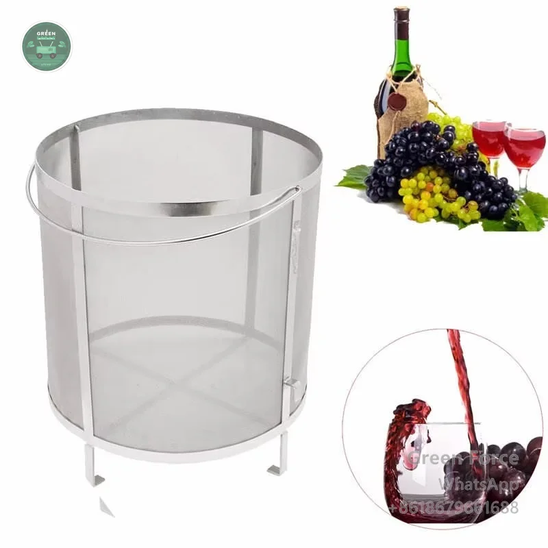 Reusable Stainless Steel Braided Mesh Hop Filter Basket for Homebrew Beer Brewing Equipment