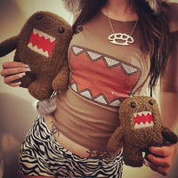 Y2K Girl Summer Retro Ironing Round Neck Short-sleeved T-shirt Sleeveless Suspender Vest Vest Funny Vintage Tama Jun Ironing Top