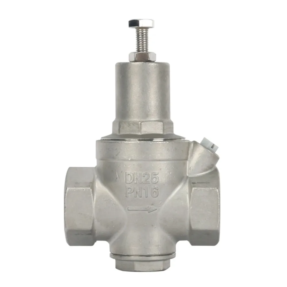Электромагнитный клапан 304 Adjustable Reducing - 1/2 3/4 1 1-1/4 1-1/2 2 Inch - Lead Free Stainless Steel - Water Pressure Regulator Valve Вода и пар — деталь 4