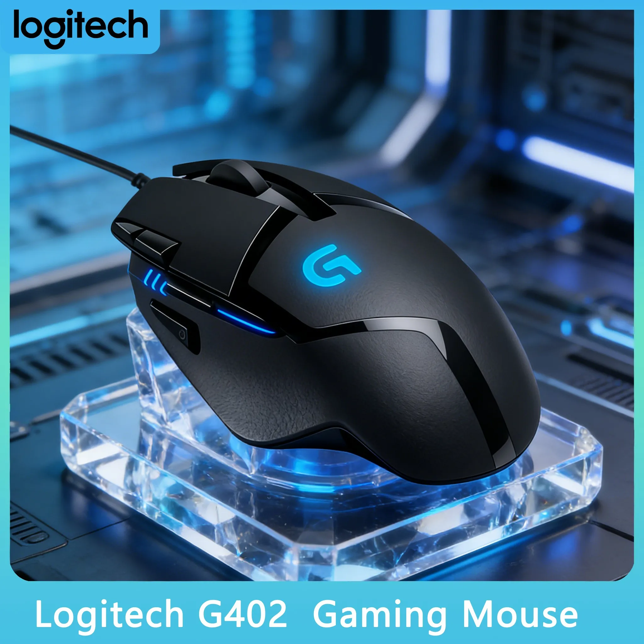 

Logitech G402 - 8 Custom Buttons for Fast In-Game Reactions