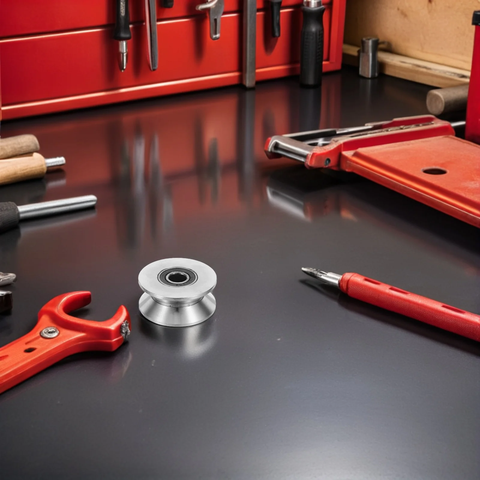 

Barn Door Guide Wheel Stainless Steel Sliding Gate Roller For Indoor Outdoor Track Pulley System Hardware