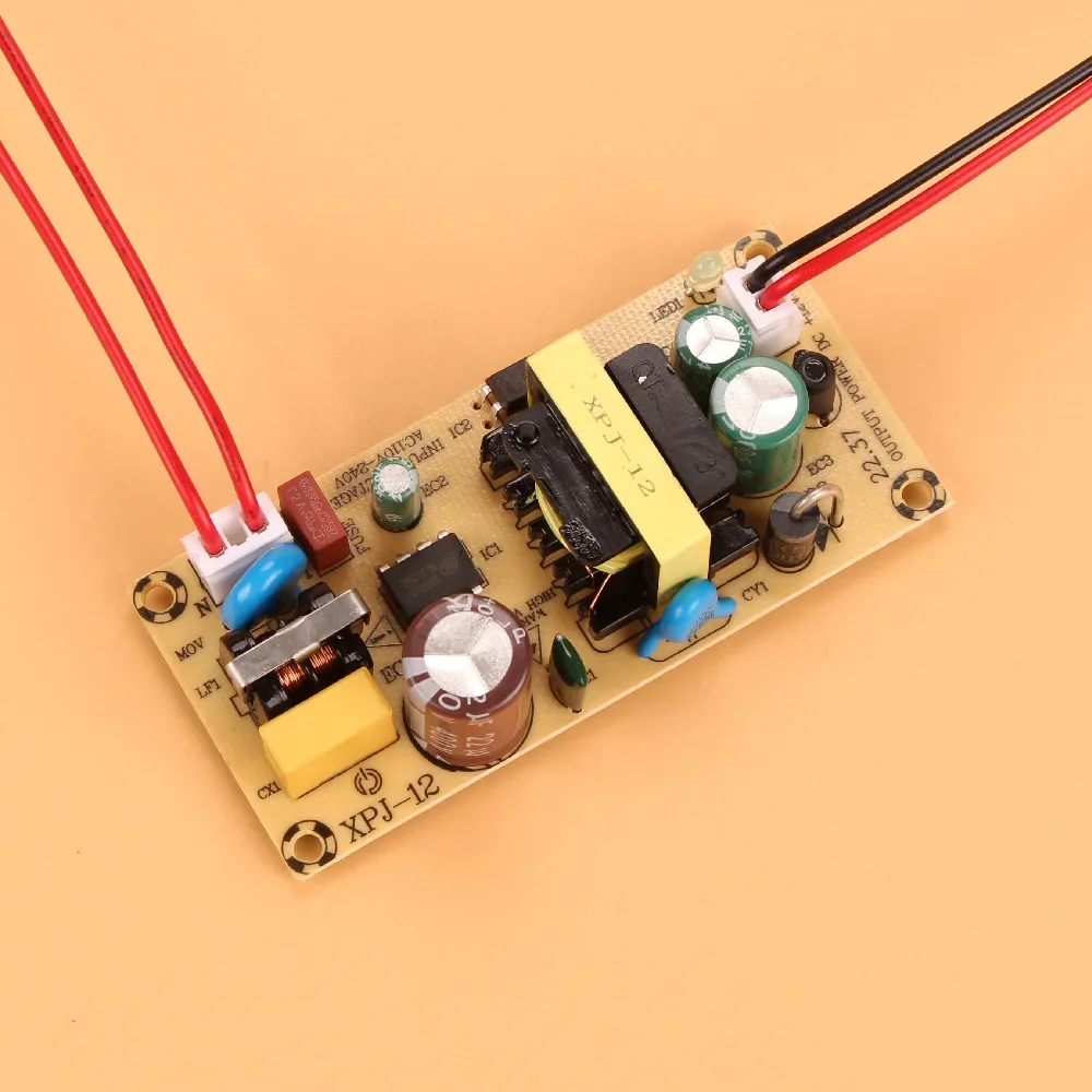 

AC-DC 12V 2A Switch Power Supply Module AC 100-240V to DC 12V Buck Converter Step Down Power Module Short Circuit Protection