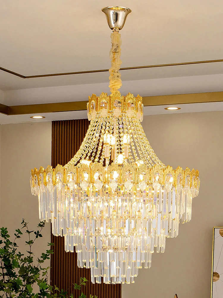 

Роскошные хрустальные люстры, светодиодные потолочные светильники, подвесные светильники, блестящие светильники для гостиной, żyrandol, светильники для столовой, лофта