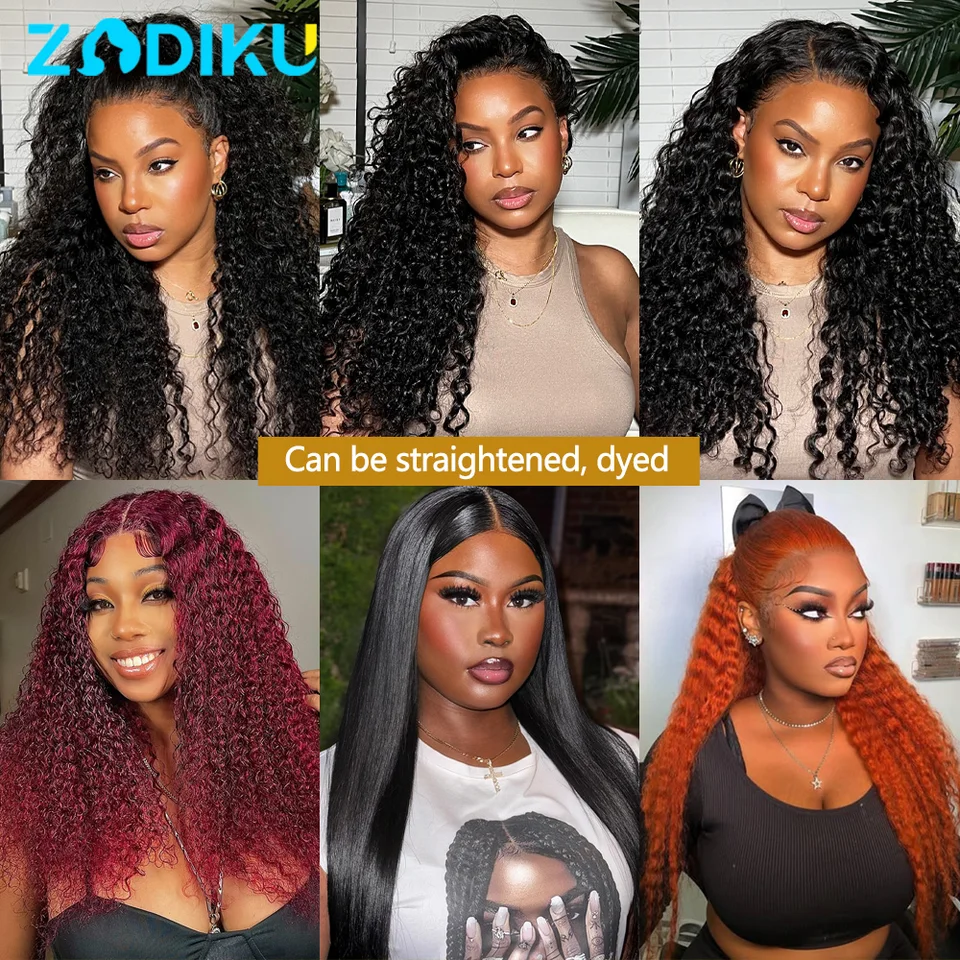 Juego de 1/3/4 extensiones de cabello rizado kinky de 26 pulgadas, rizado birmano 12A, cabello humano 100% real 5