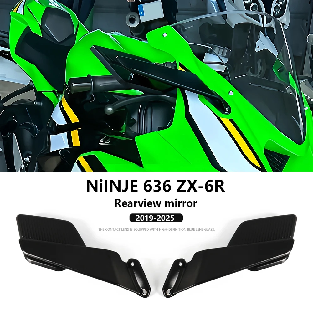 

Ninja 636 ZX6R Motorcycle Accessories Rear View Side Mirror For Kawasaki Ninja636 ZX-6R Ninja 636 ZX-6R 2019- Rearview mirrors