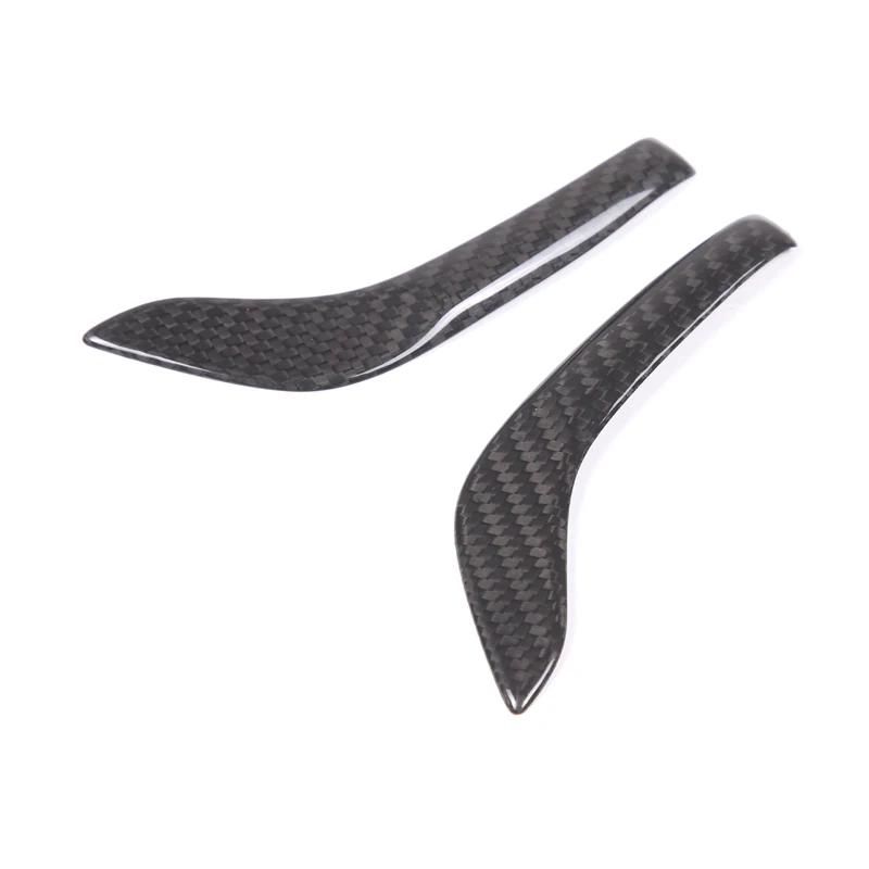 Real Carbon Fiber For Maserati Levante Ghibli Quattroporte 2019-2023 Car Shift Head Side Bright Strip Decorative Cover