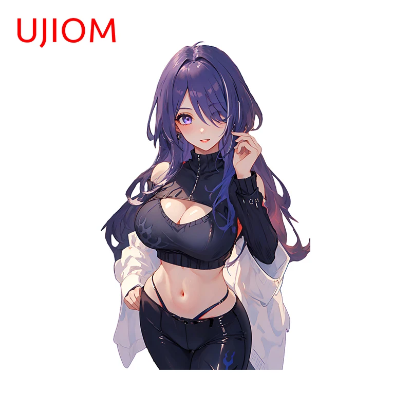 UJIOM 13cm X 4.3cm NSFW Honkai Star Rail Acheron Alluring Wall Stickers Nice Bathroom Decoration Decal Smoke Exhaust Murals