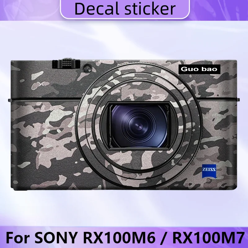 ソニー-rx100m7-rx100m6-デカールスキンビニールラップフィルムカメラ本体保護ステッカーアンチスクラッチプロテクターコート