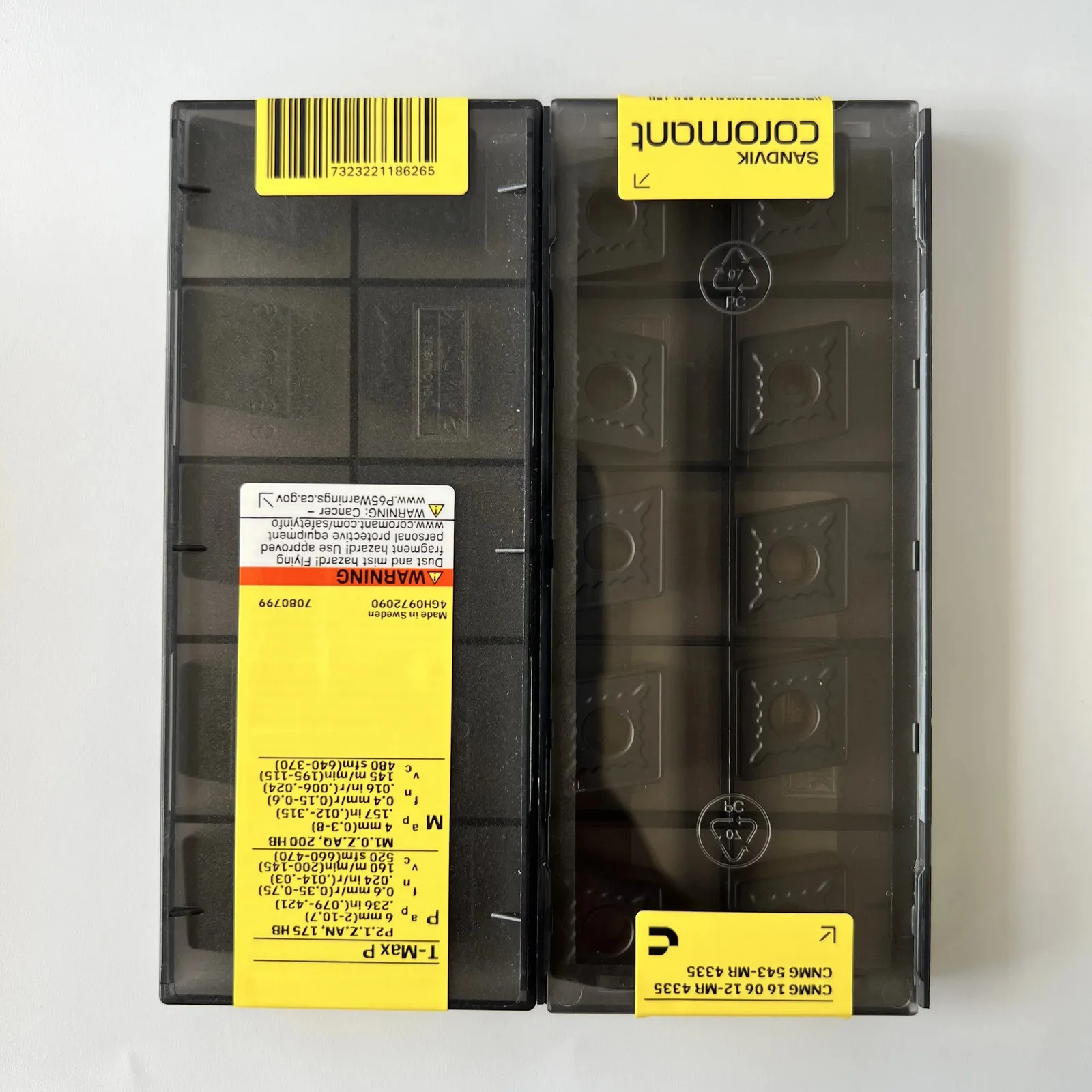 

SANDVIK / CNMG160612-MR 4335 / Лезвие с ЧПУ из твердого сплава, 10 шт.