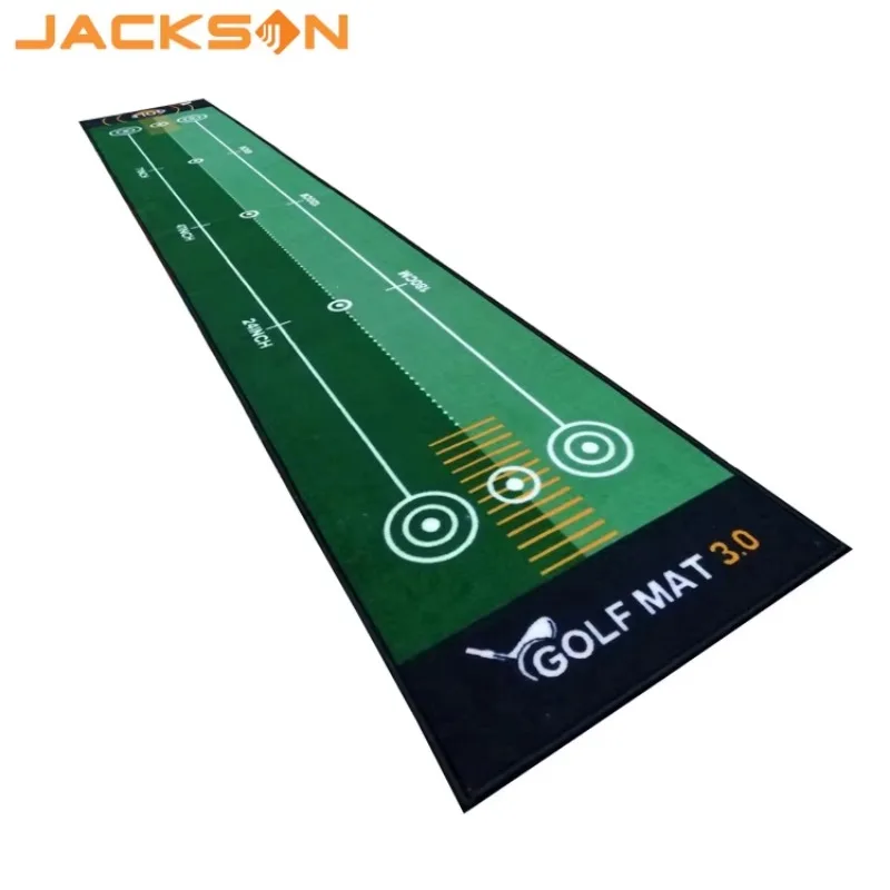 Custom Design and Size Printed Golf Practice Training Putting Mat
