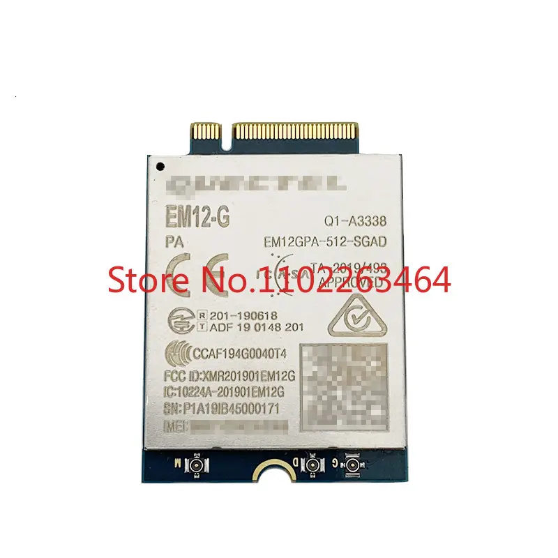 

Quectel EM12-G Cat-12 LTE-A Pro module 600Mbps downlink and 150Mbps uplink peak data rates EM12GPA-512-SGAD EM12