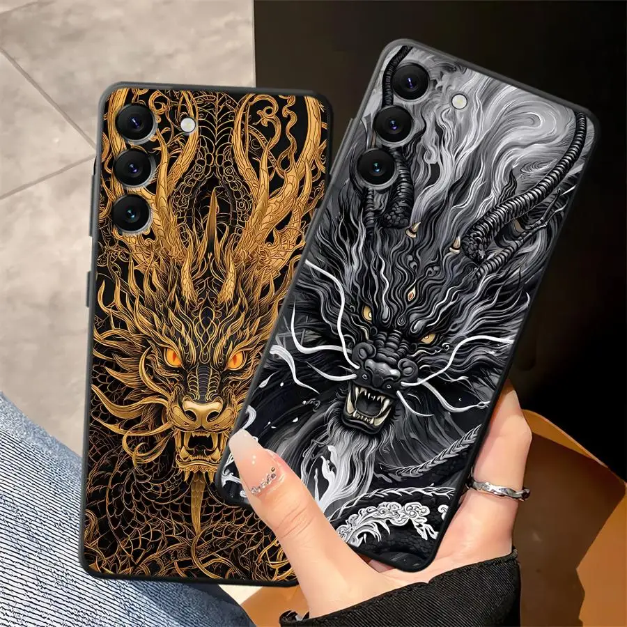 Dragon S Roar Case for Samsung Galaxy A32 A24 A55 A36 A35 A51 A73 A26 A72 A41 A25 A71 A22 A52 A23 A53 Soft Phone Cover