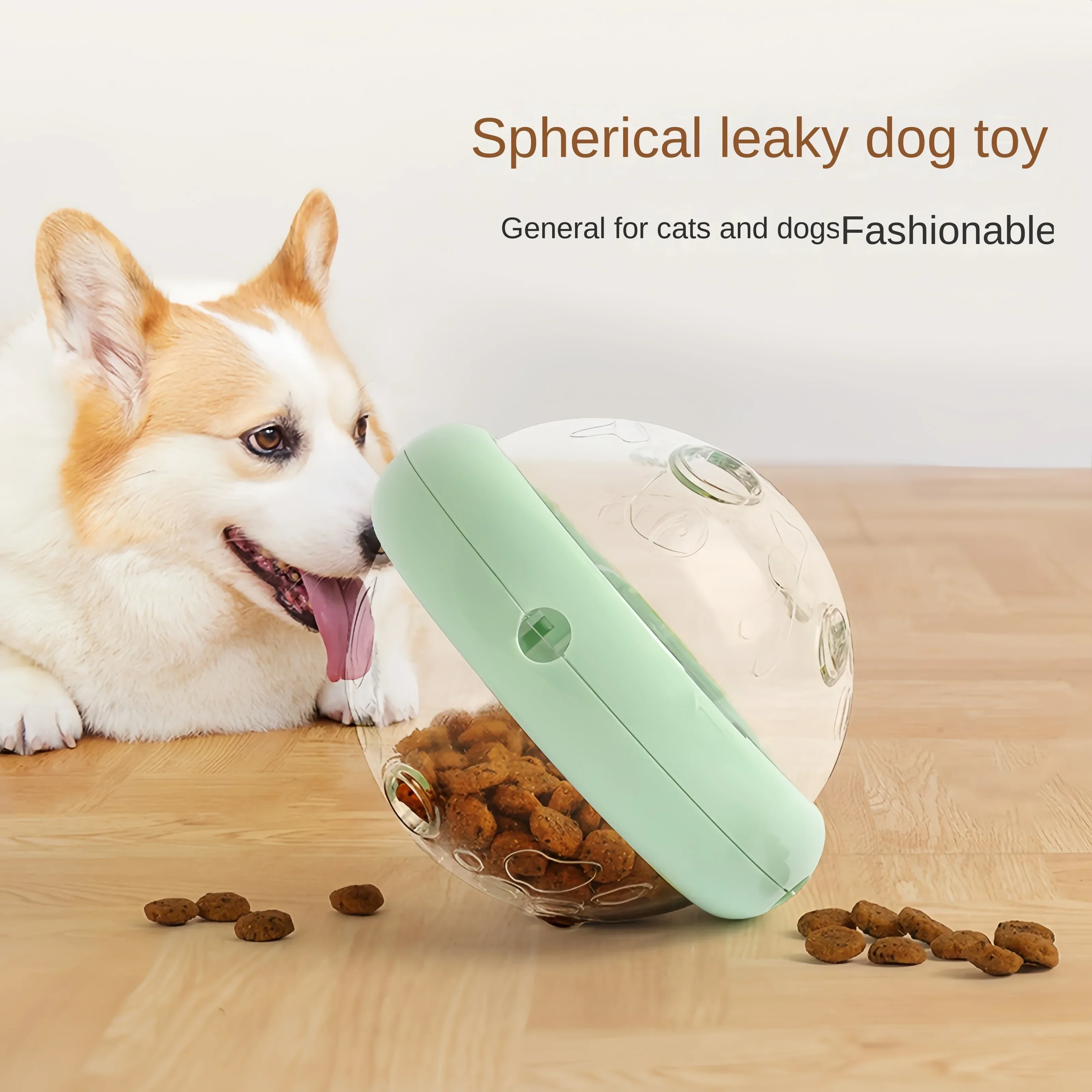 Dog Toy UFO Tumbler Leaky  Food Dog Puzzle Toy Interactive Slowly Feeding Protects Stomach Dogs Toy Interactive Pet Toys