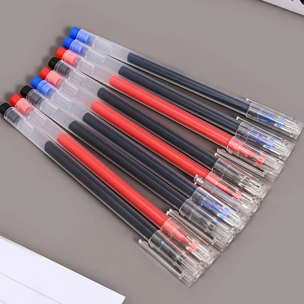 Bolígrafo negro cómodo y estable anticaída, fácil de llevar, almacenamiento de tinta de gran capacidad, papel no fácil de rayar, suministros para estudiantes