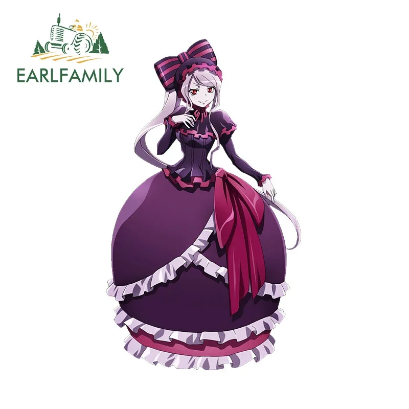 

EARLFAMILY 13cm x 7.7cm for Anime Funny Devil Girl Car Stickers RV Creative Decal Scratch-Proof Refrigerator Car Goods Graphics