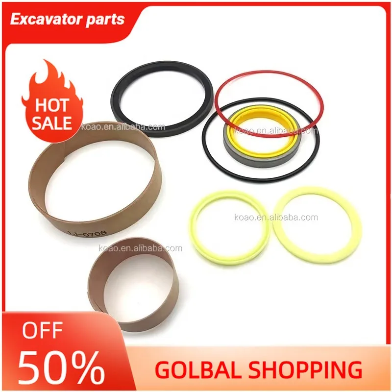

For Hydraulic Cylinder Seal Kit for CAT 8T-9890 Compatible with for CAT Crane 320D and Loader 980H