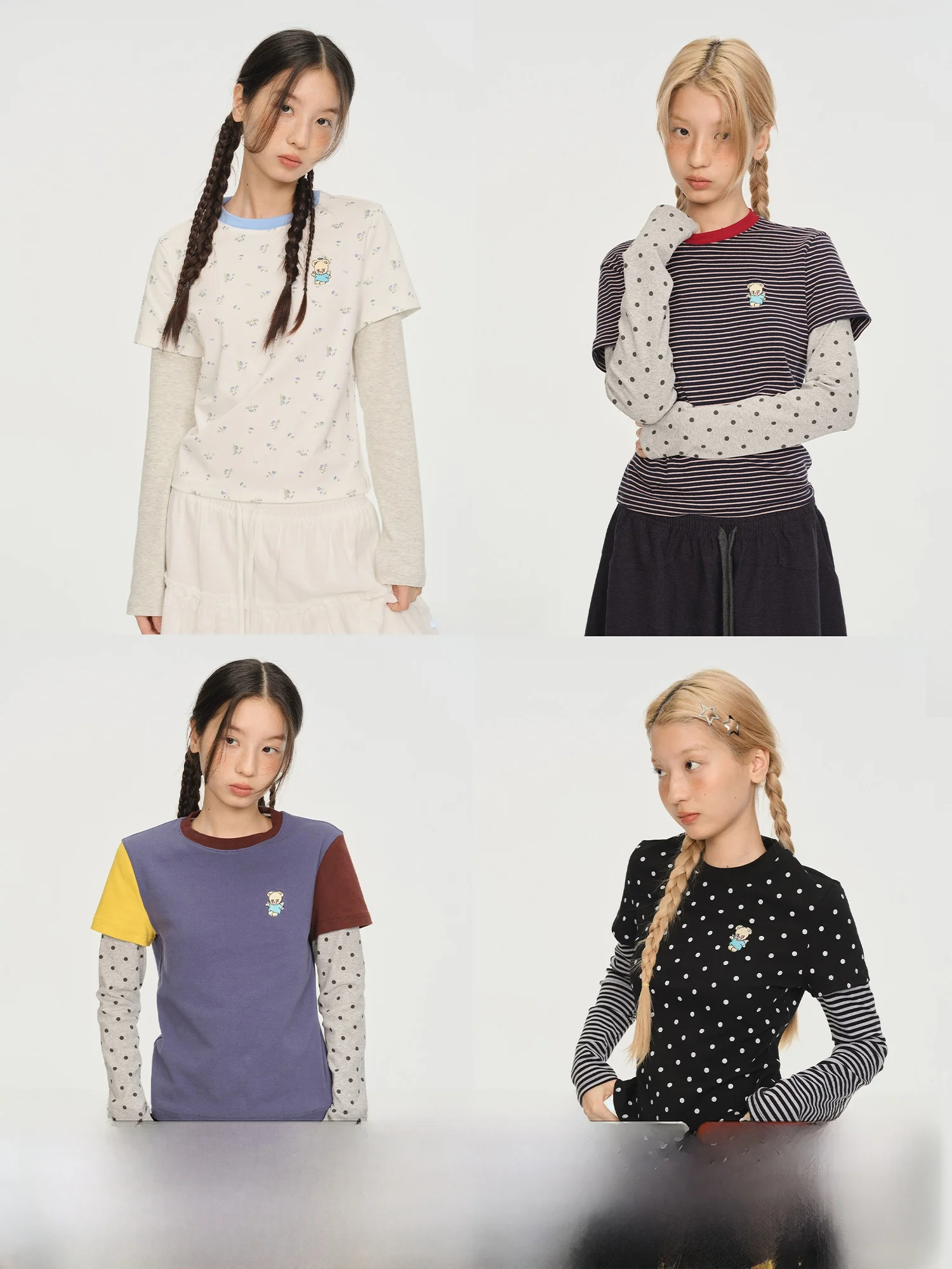 

Женская футболка свободного кроя с вышивкой Odder Casual Sle Long Sve, удобный топ из мягкой ткани для похудения