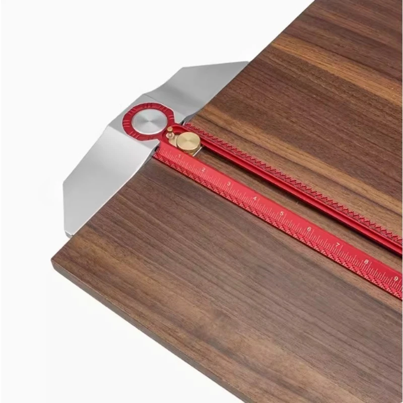 Woodworking type scribing size Aluminum alloy punching drilling angle ruler