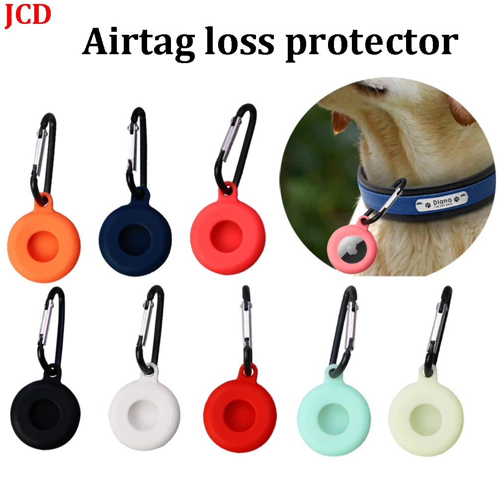 

1Ps ApplicAble Airtag Silicone Pet Collar Anti Loss Cat Dog Locator Apple Tracker Protective Sleeve Buckle